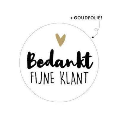 Kadostickers | Bedankt, fijne klant! Kadostickers | Bedankt, fijne klant!
